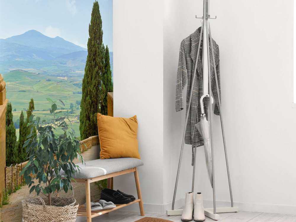 Treppe aus italienischem Dorf