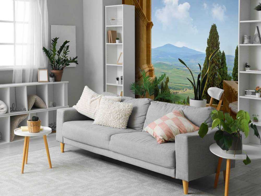 Treppe aus italienischem Dorf