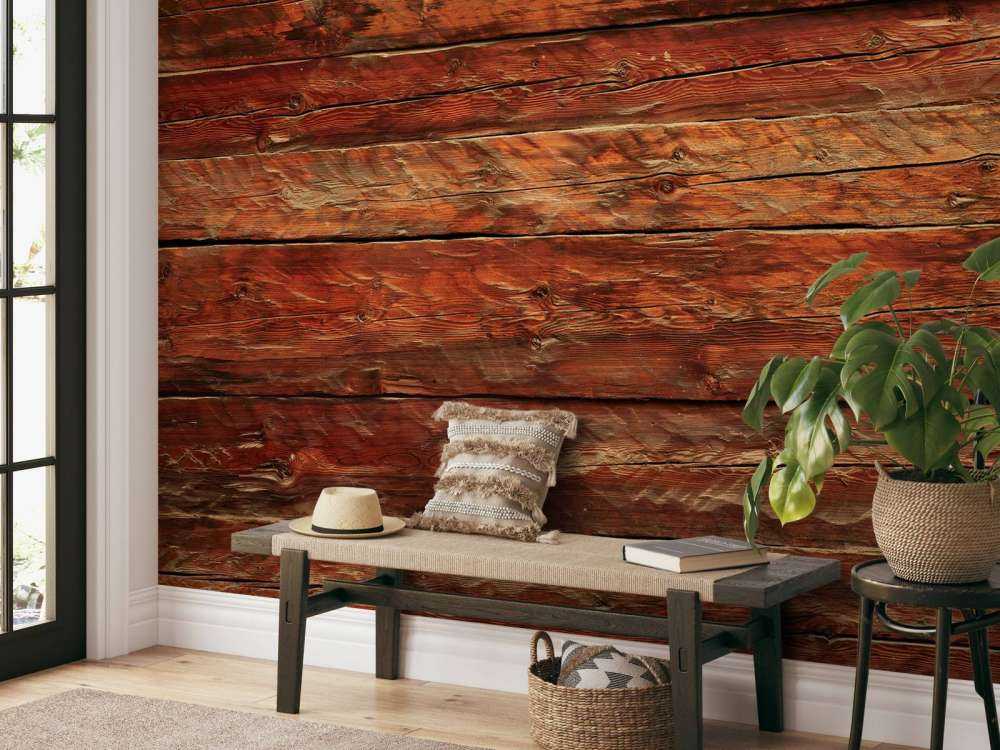 Holz mit grober Struktur