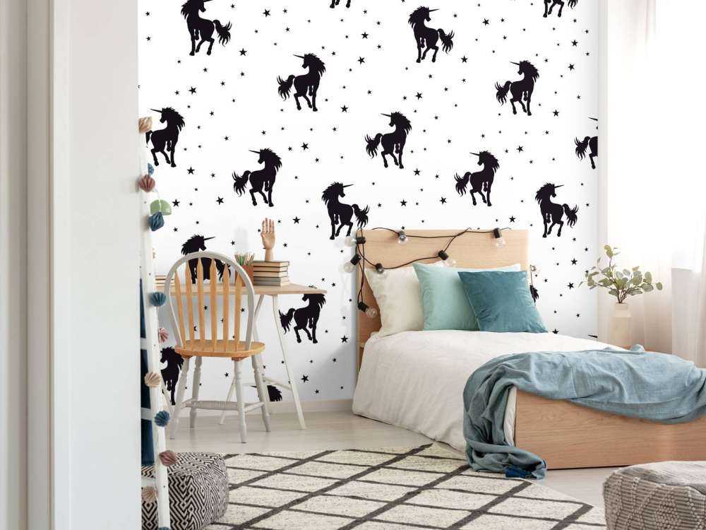 Fröhliche Einhörner