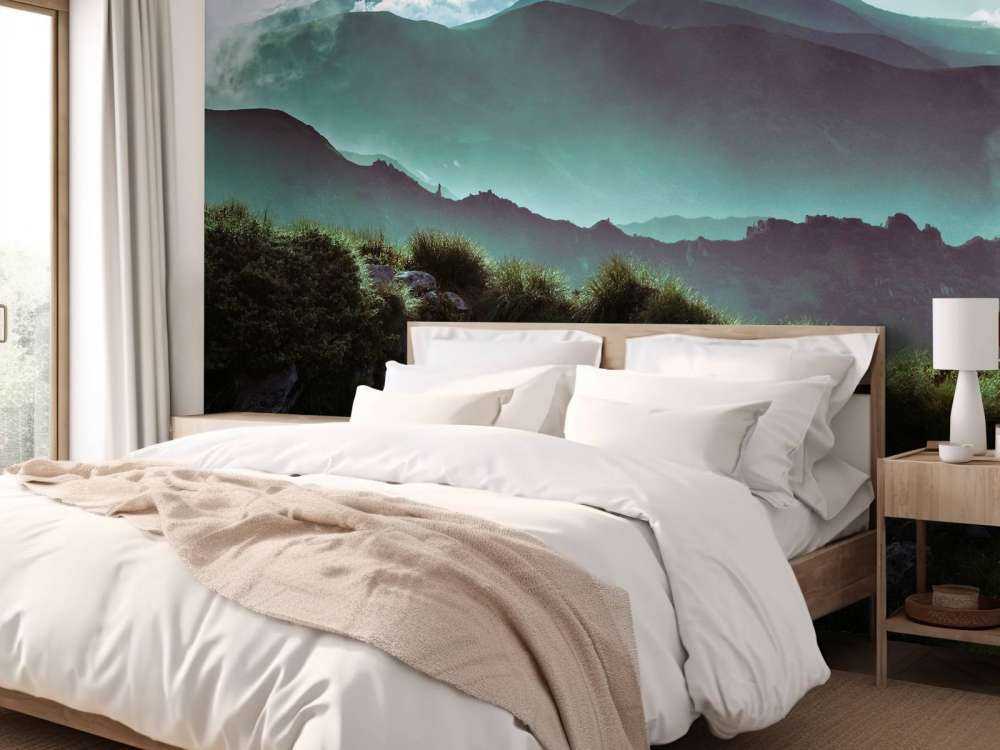 Dschungel mit Bergen