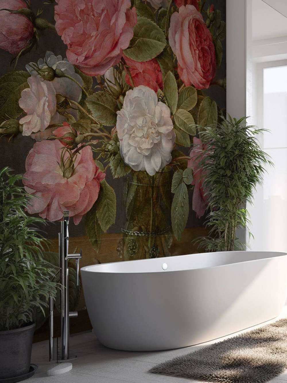 Rosen in einer Glasvase