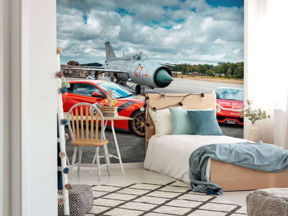 Exklusive Ferraris und Mig-21