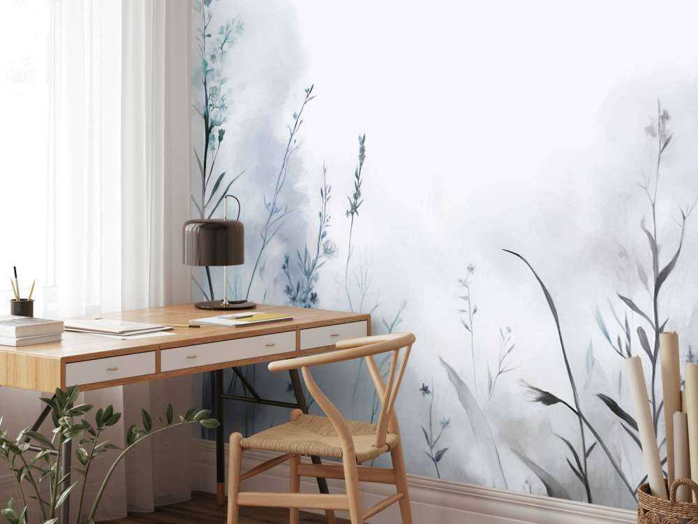 Morgensilenz Sanftes Blau