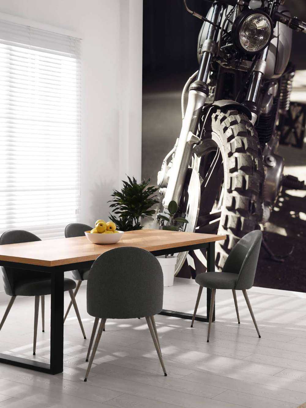 Vorderansicht Motorrad