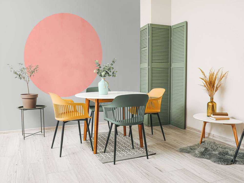 Pastellrosa Beton