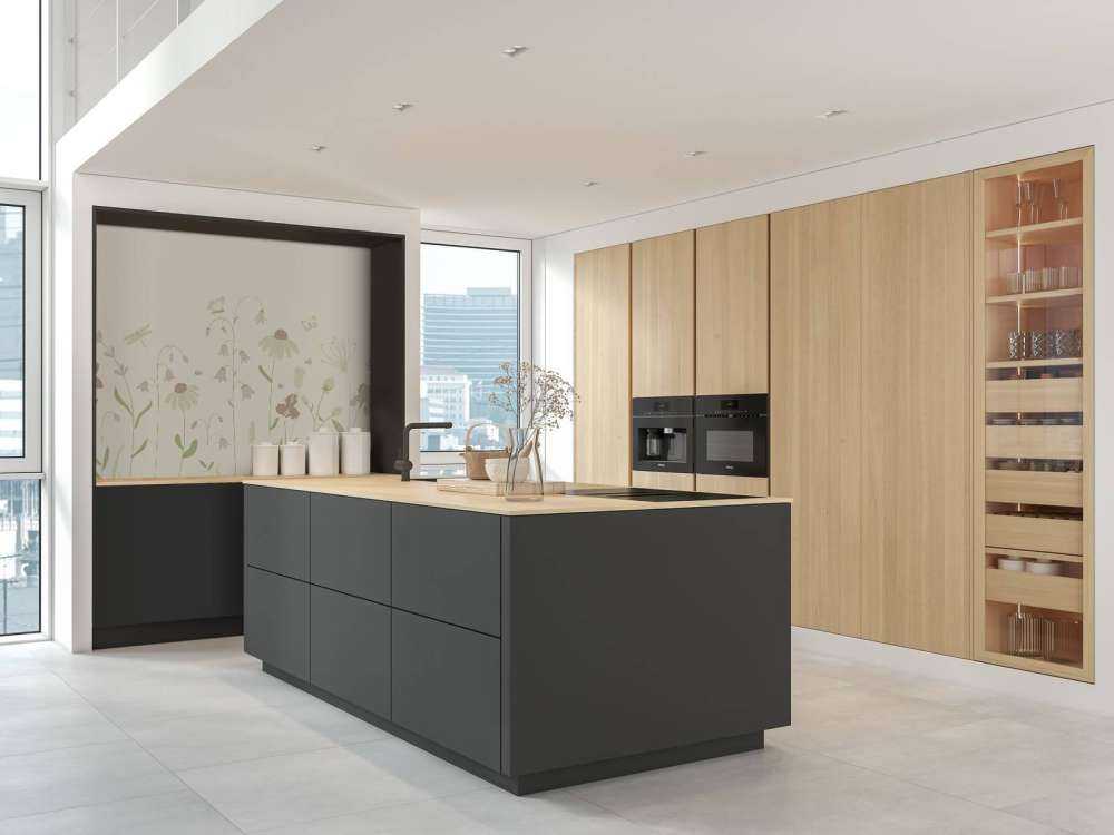 Blumenfeld hoch mit Schmetterlingen Sand mit altrosa