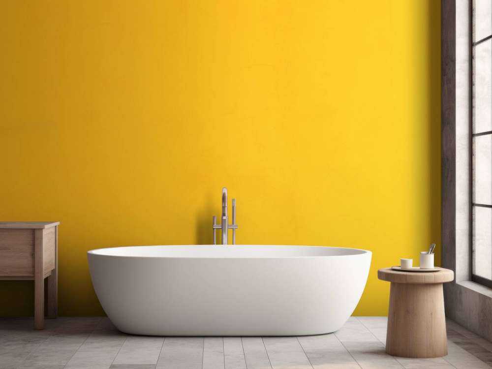 Sonniger orange gelber Beton