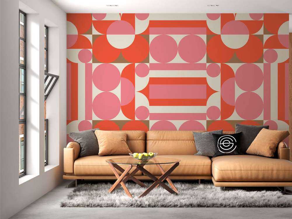 Pastellfarbene Formen