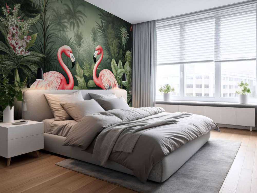 Flamingo Florale Oase