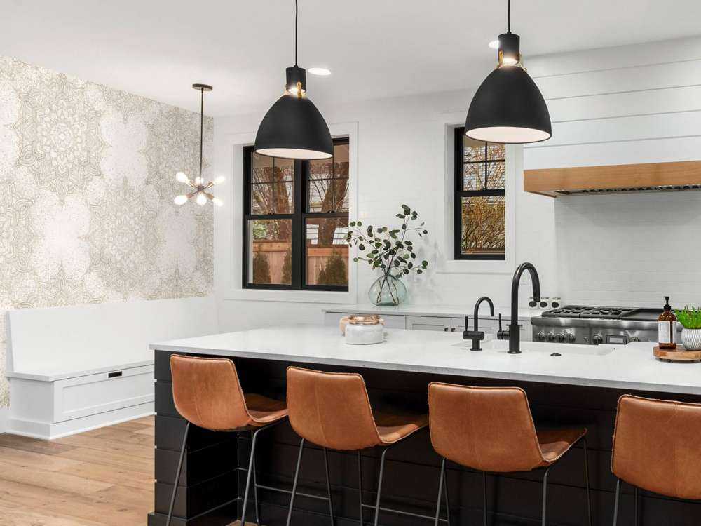 Marrakesch-Magisches Mandala - beige