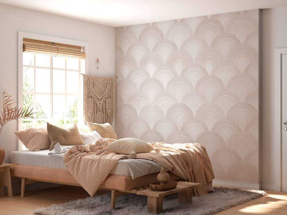 Boho-Ombre-Bögen - neutral beige