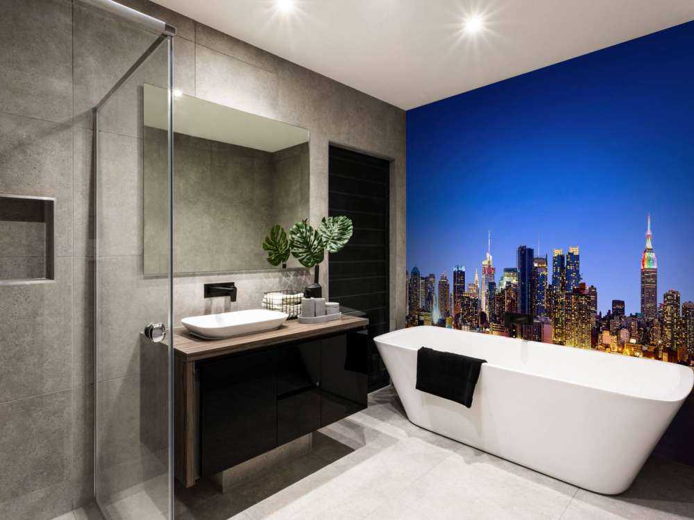 New York Manhattan Skyline auf Fototapete