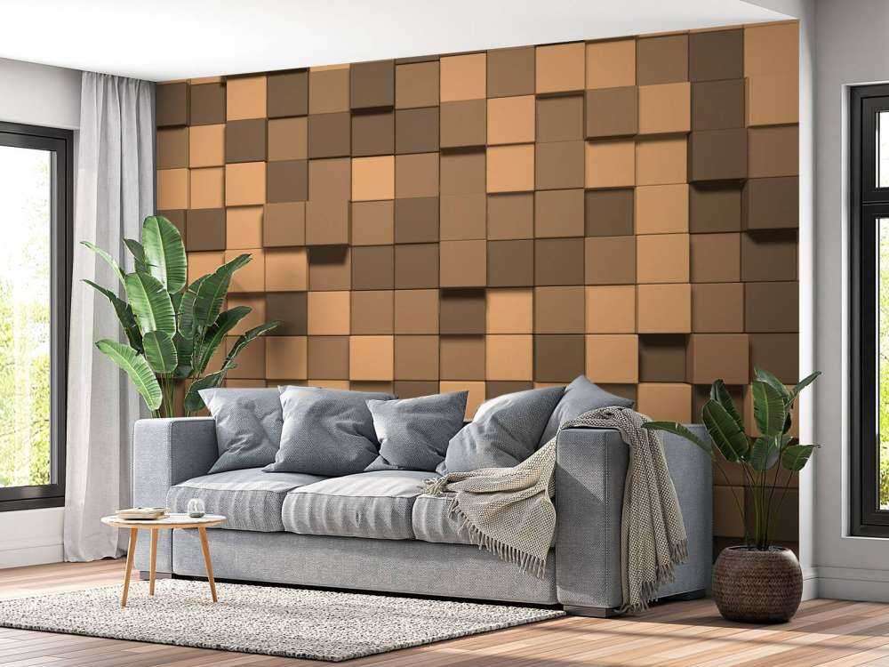 3D Minecraft-Blöcke aus Erde