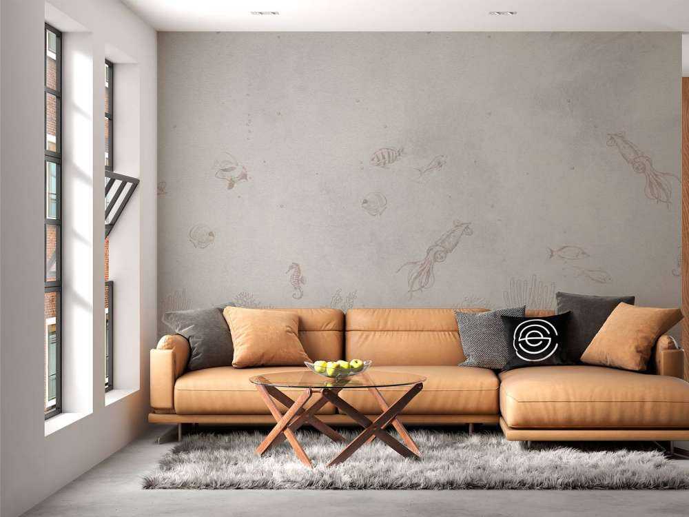 Tintenfische Meer taupe