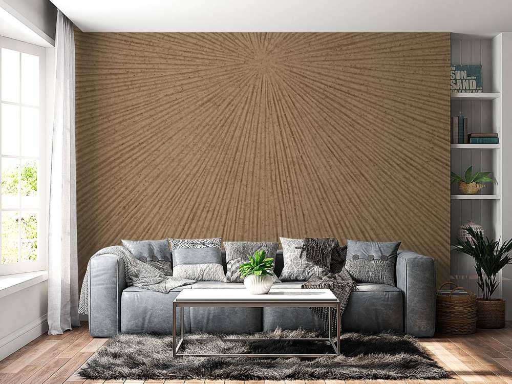Struktur mit Linien in Goldbraun
