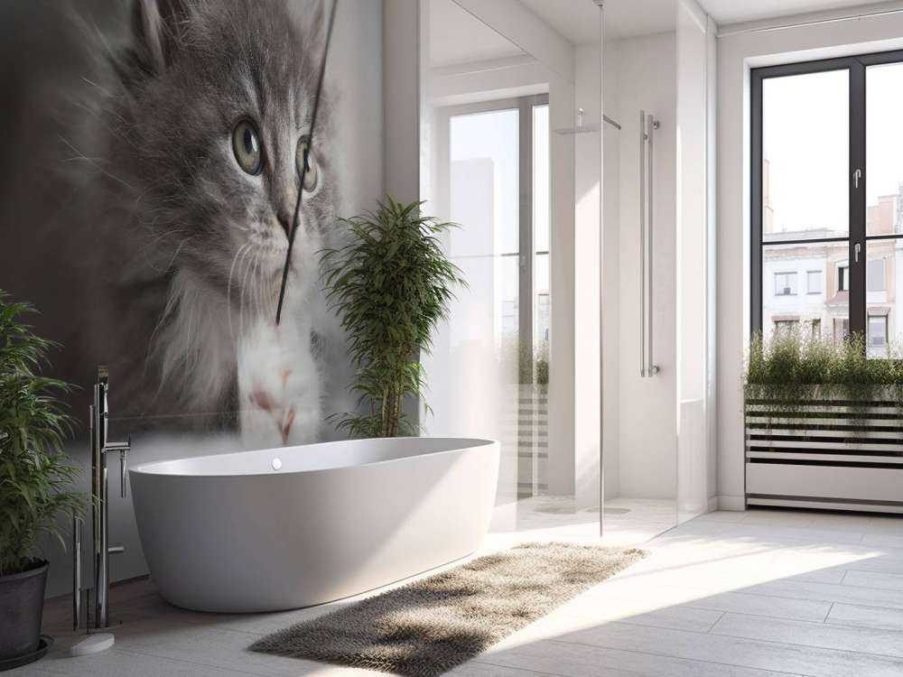 Spielende Katze