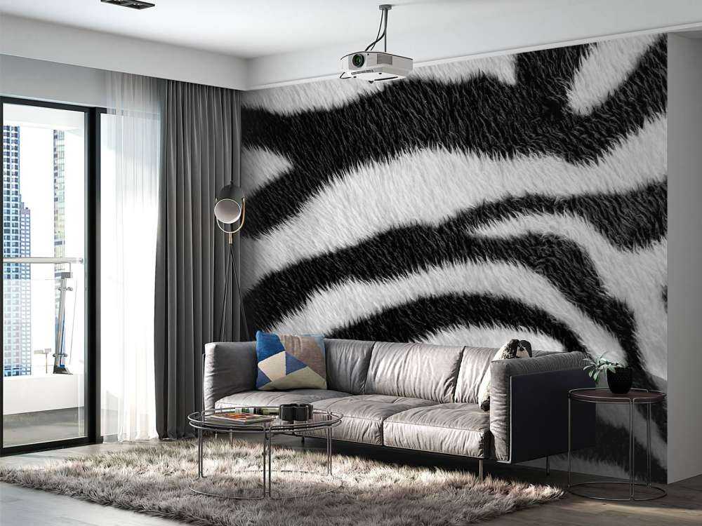 Nahaufnahme Zebrafell