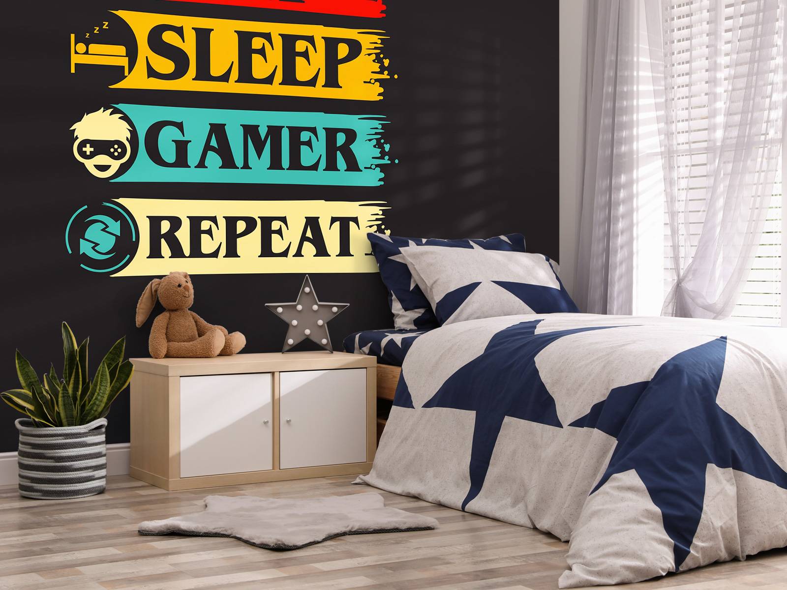 Iss Schlaf Gamer Wiederholen