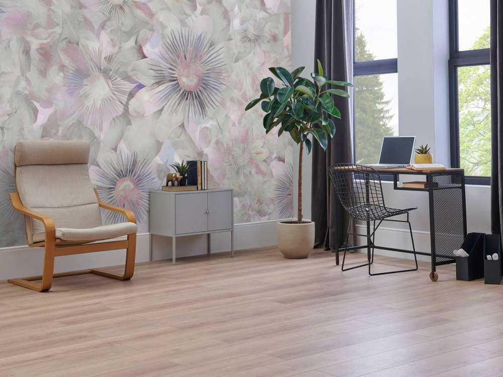 Botanische Aquarell-Eleganz Flieder-Dämmerung