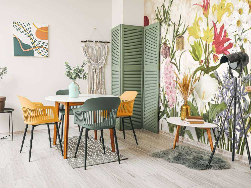 Frühjahrsblumen - Warmes Honigbeige