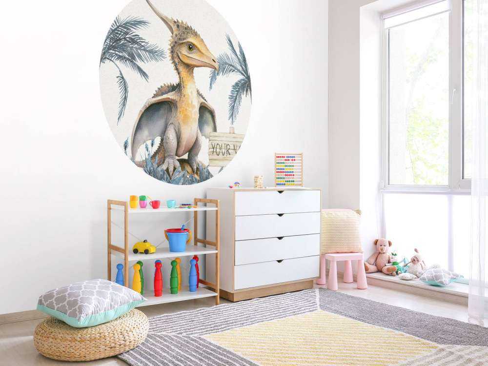 Baby-Pteranodon im blauen Dschungel