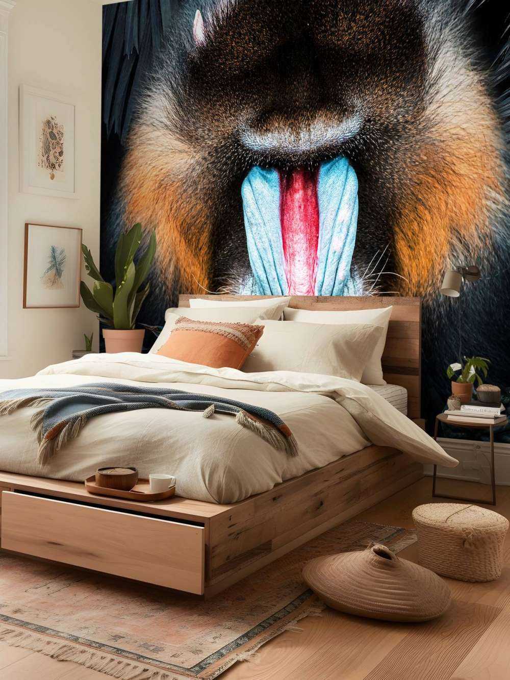 Mandrill Porträt