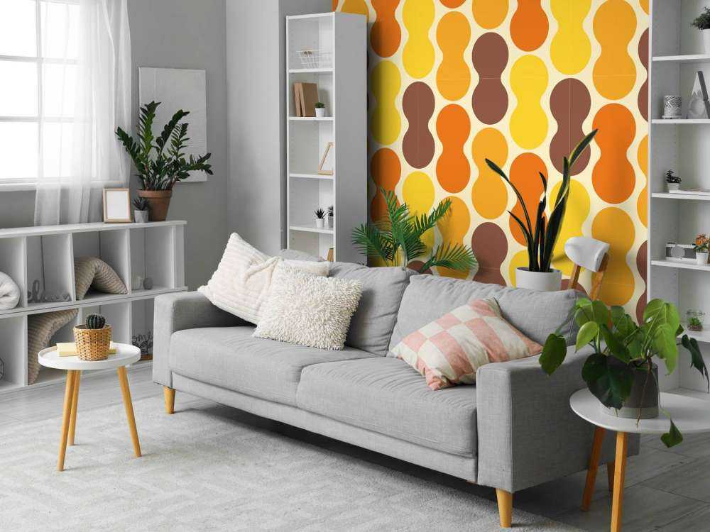 Retro Blumenmuster