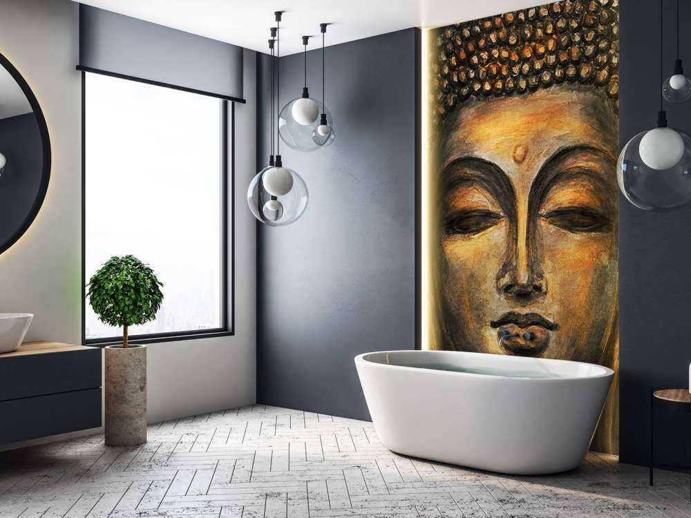 Gemalter Buddha