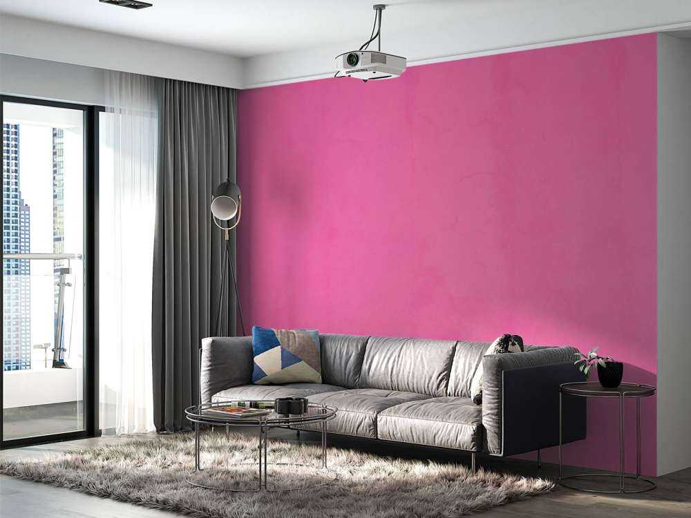 Fuchsiafarbener Beton