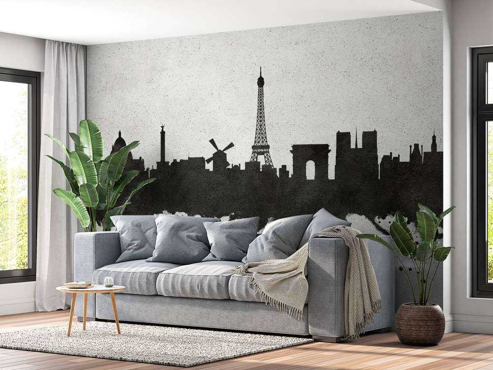 Aquarell-Skyline, Paris