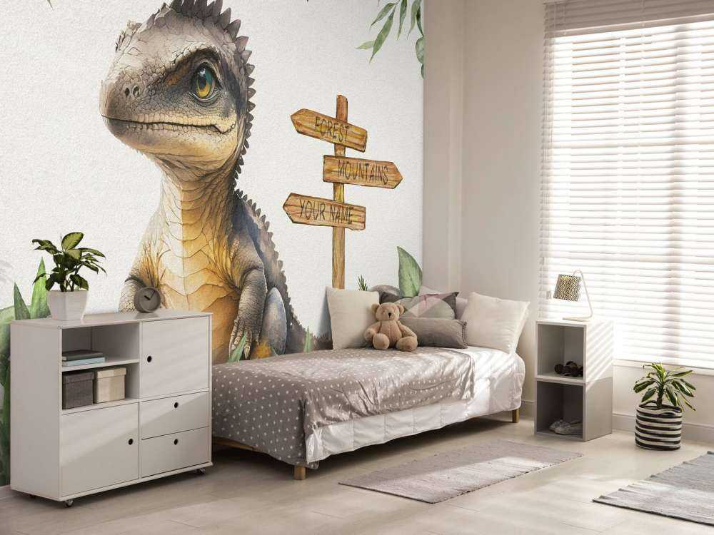 Baby-Spinosaurus im Dschungel