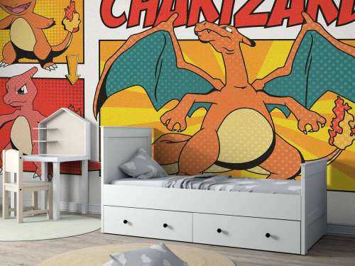 Comics - Tapferer Drache verwandelt sich