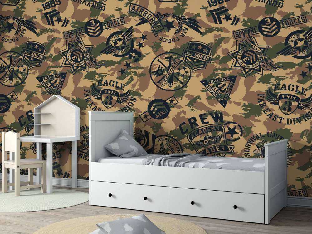 Tarnfarben mit Logos