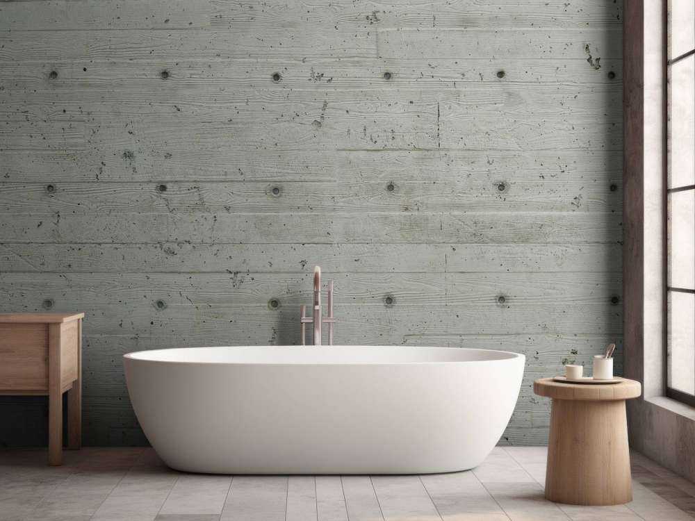 Beton mit Holzoptik
