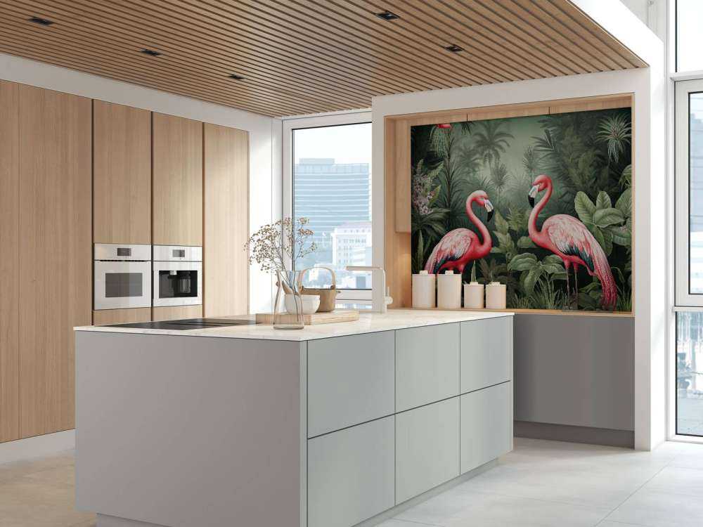 Flamingo Florale Oase