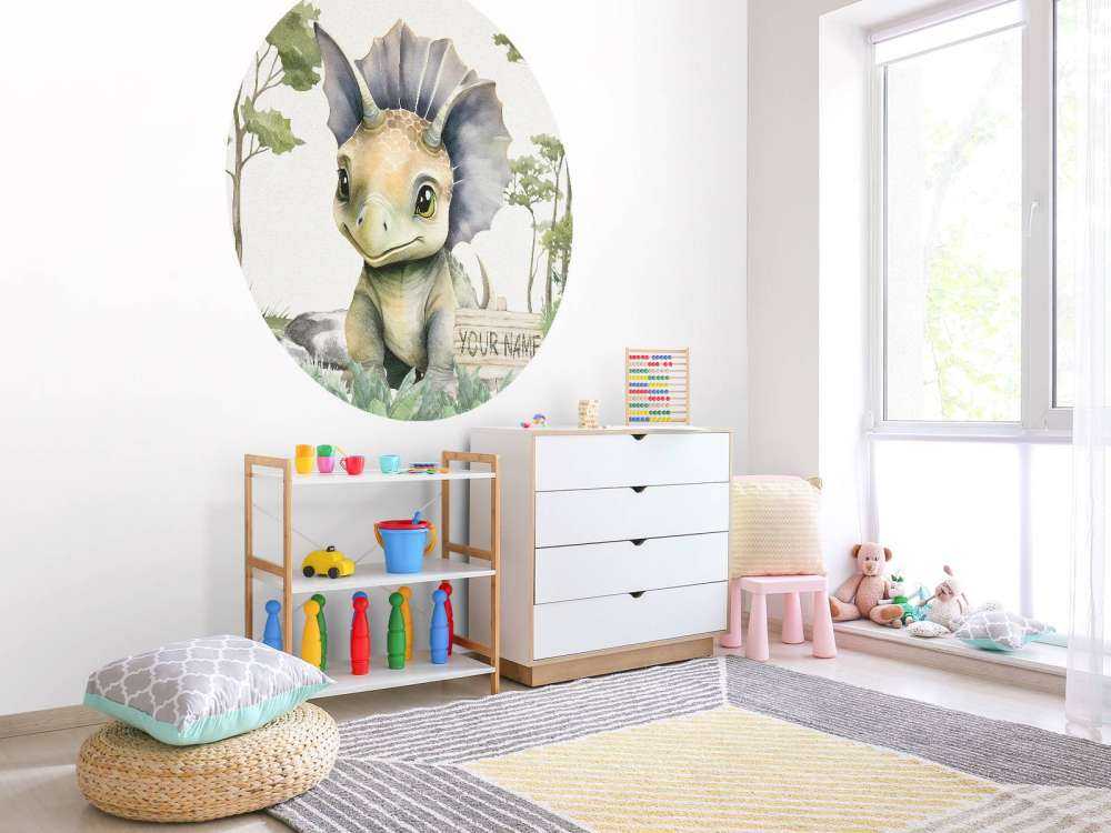 Baby-Triceratops im Dschungel