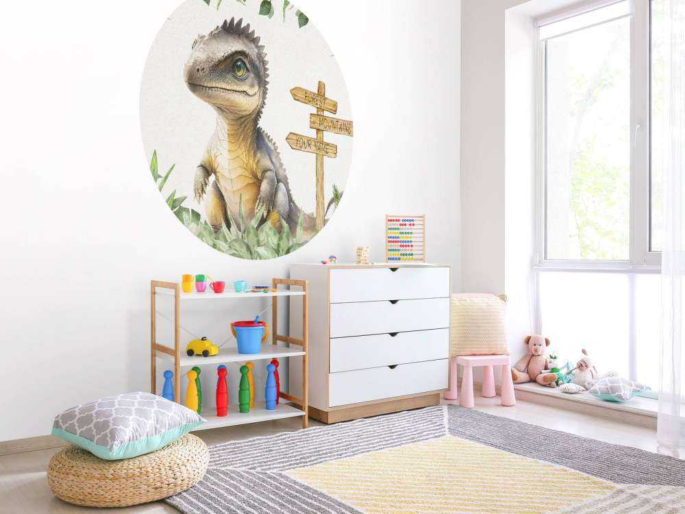 Baby-Spinosaurus im Dschungel