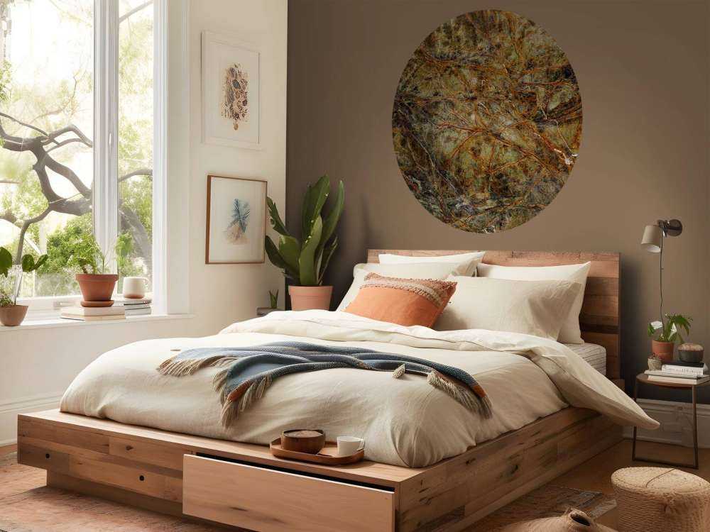 Marmor mit farbigen Adern