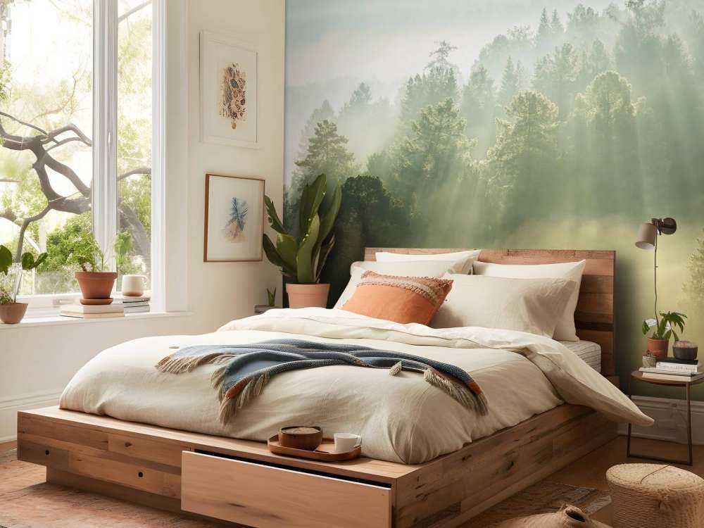 Sonnenaufgang zwischen den Hügeln