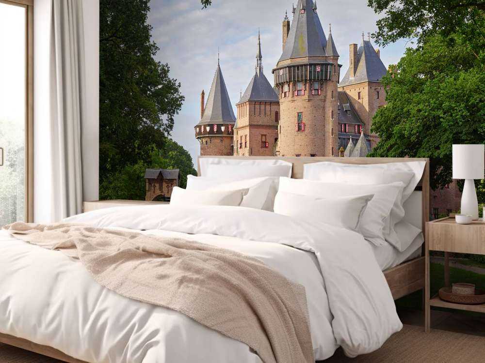 Schloss de Haar vom Garten aus