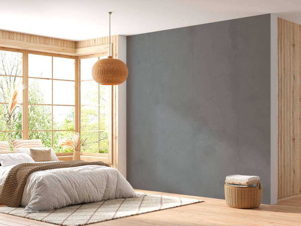 Alter silberner Beton
