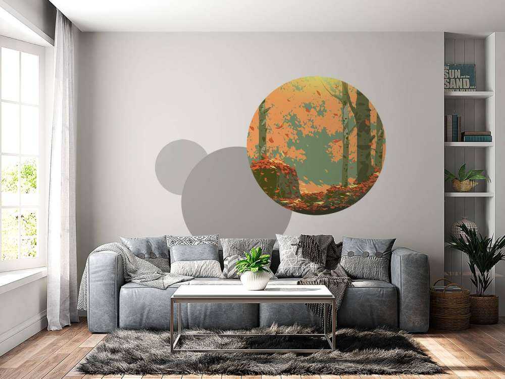 Herbst Wald Illustration
