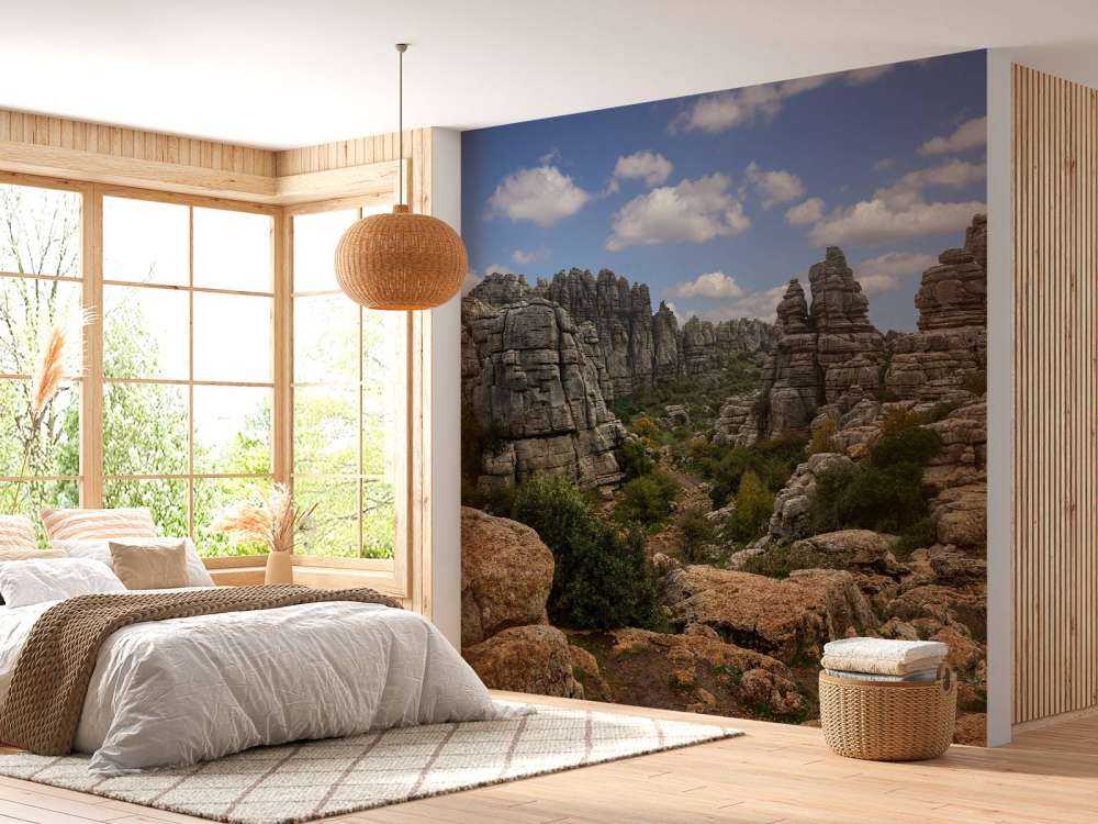 Felsen mit blauem Himmel
