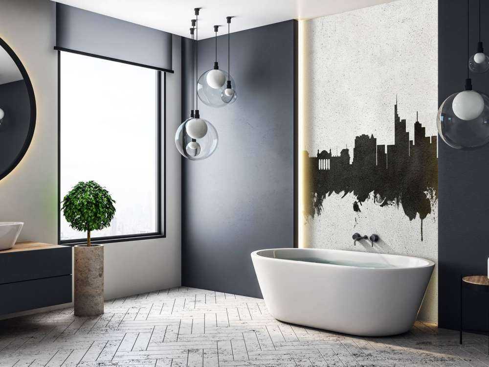 Aquarell-Skyline, Berlin
