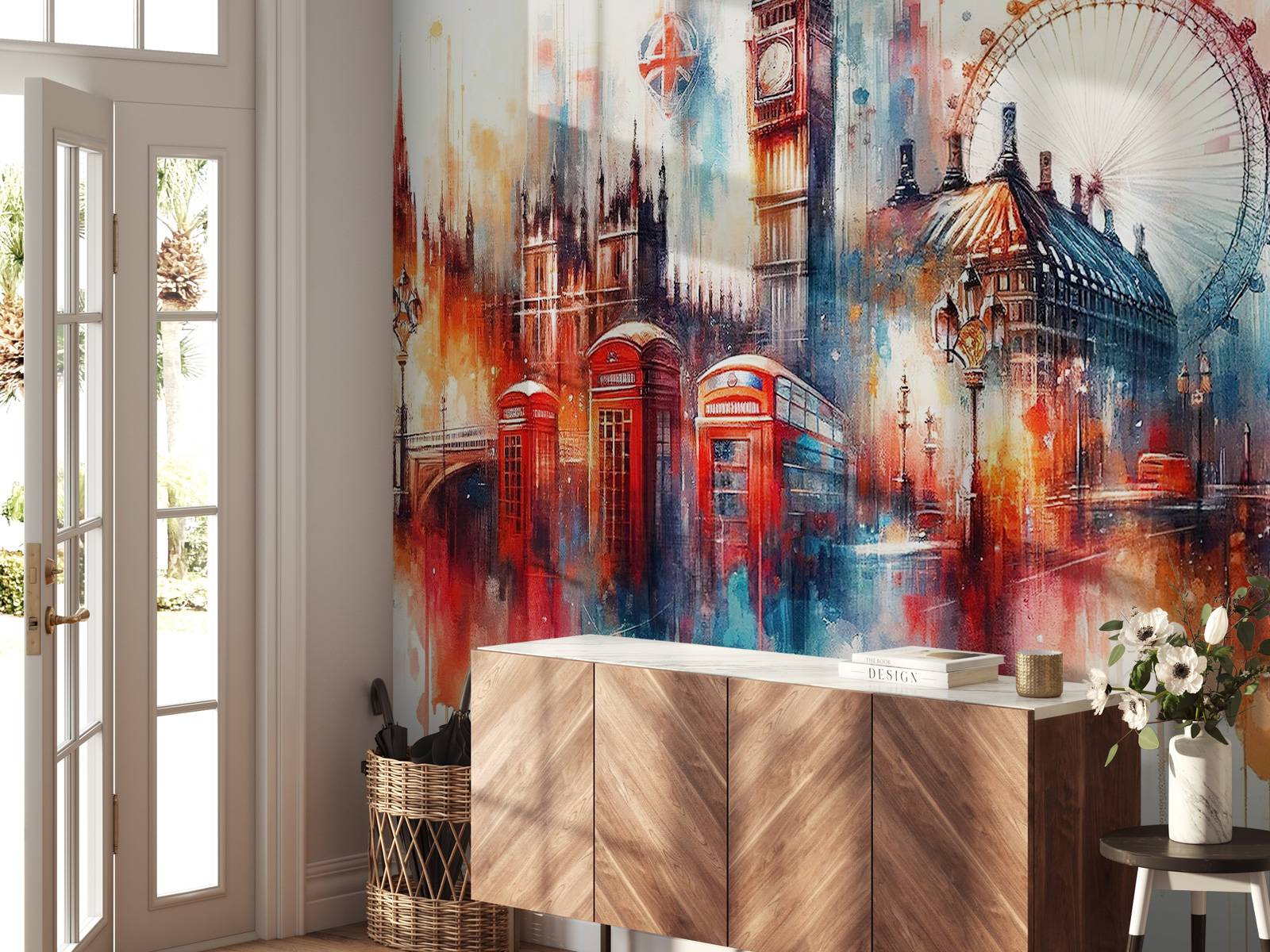 Aquarell London Skyline