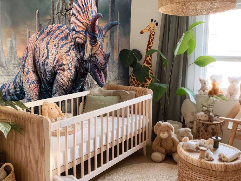 Torosaurus in einer verlassenen Gegend