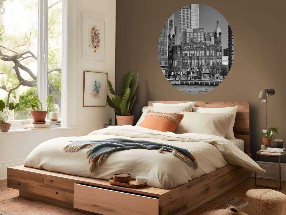 Hotel New York in schwarz-weiß Rotterdam 