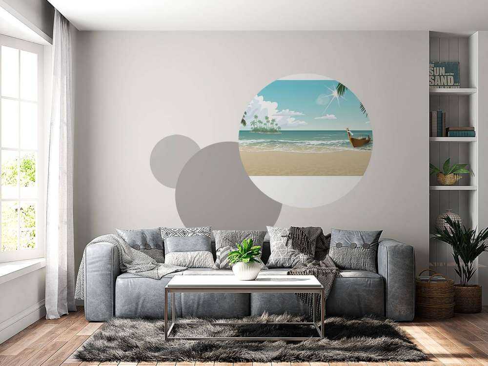 Blauer Sonnenstrand