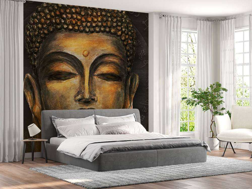 Gemalter Buddha